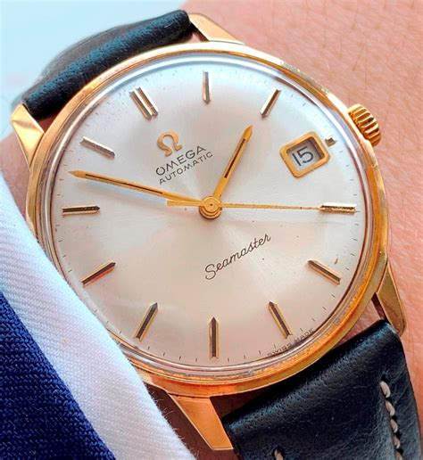 omega gold watches for sale|omega 14k gold watch price.